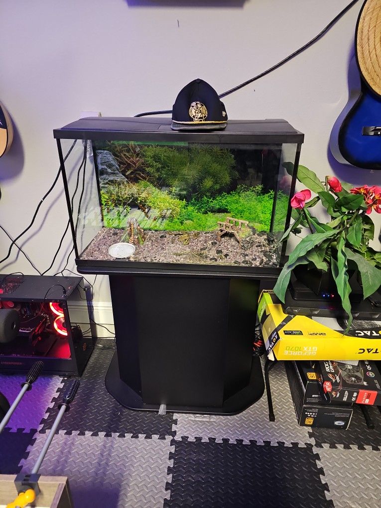 Fish Tank 30 Gallon With Stand
