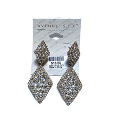 New Diamond Shape Earrings