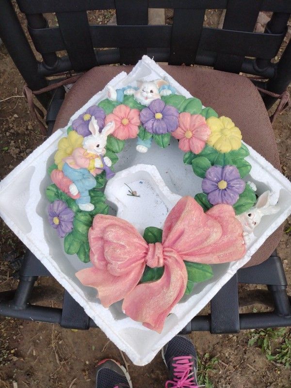 Vintage Easter Wreath