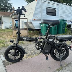 Two Foldable E Bikes