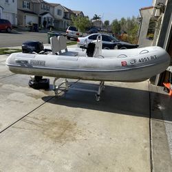 11ft Caribe Dingy/Tohatsu 18hp 4stroke