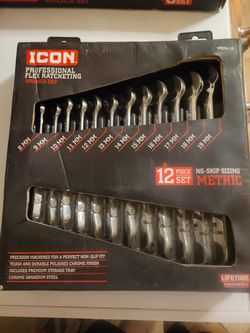 icon 12 Piece Professional flex Ratcheting Wrench Set