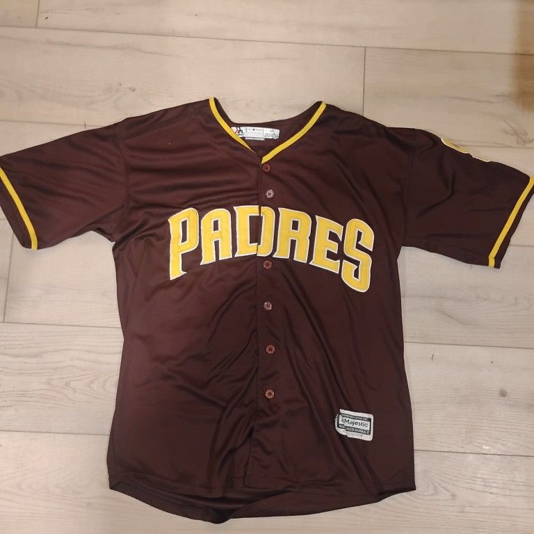 Brown And Yellow Padre Jersey