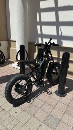 Black Fat Tire Electric Bike 35MPH