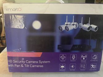 XmartO HD Security Camera System With Pan & Tilt Cameras