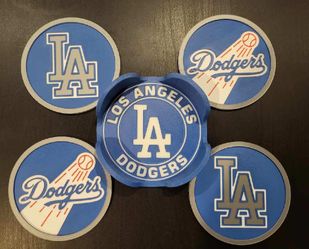 LA DODGERS Coaster Set