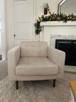 Mid century modern style arm chair