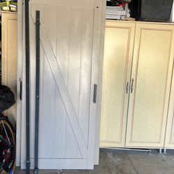 Barn doors  36" and 42" with tracks and all hardware solid wood