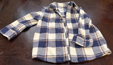 Dress Shirt Button Down Long Sleeve For Baby 12 Months
