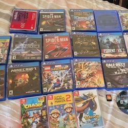 Ps4 Games And Some Nintendo Switch