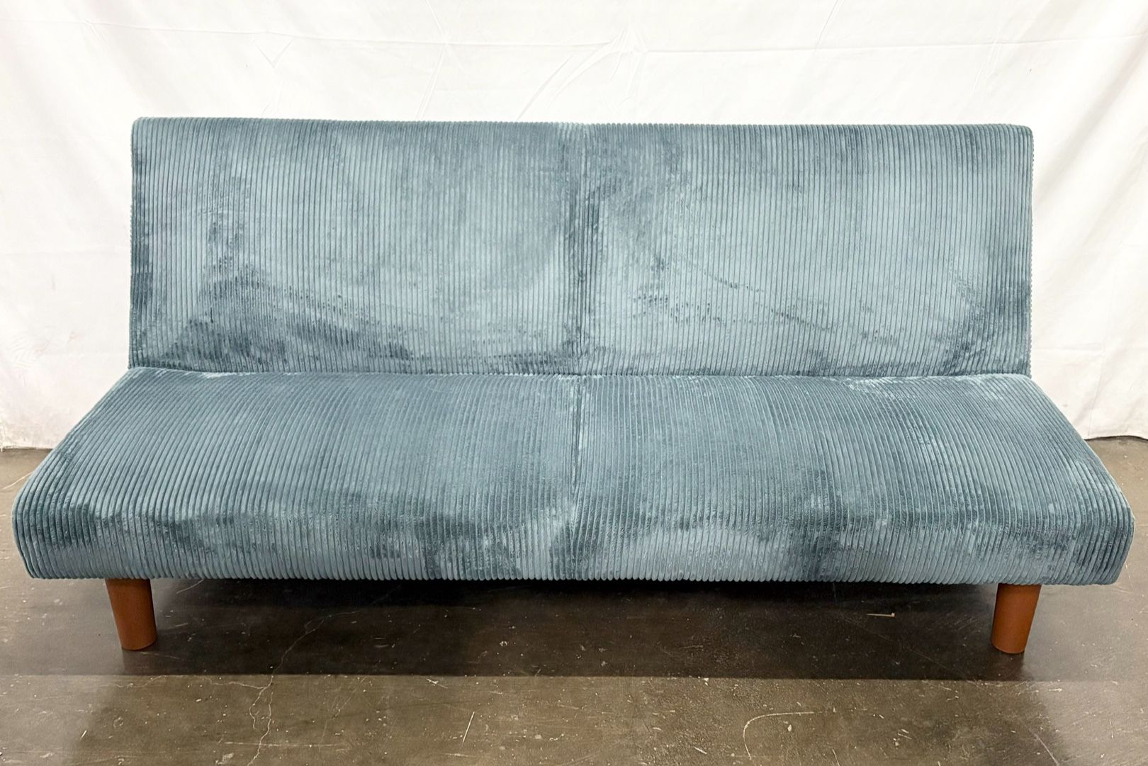 Futon , Blue Corduroy *Free Delivery*