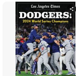 Dodgers 2024 World Series Magazine