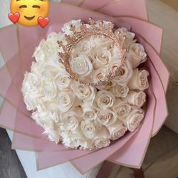 Ramo Buchón Con 100 Rosas