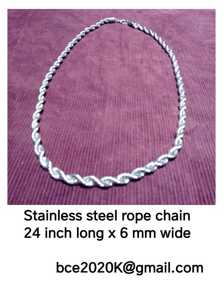 Stainless Steel Rope Chain 24x6mm