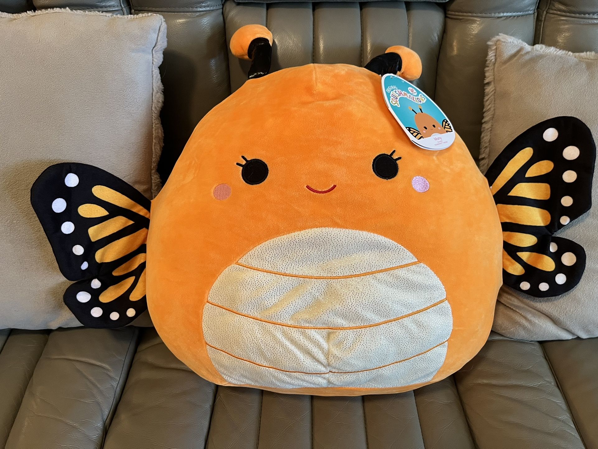 Squishmallow Mony the Monarch 16” RARE NWT