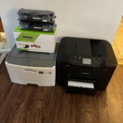 2 Printers and 3 ink toners $50 must go today. i getting rid of everything i have 