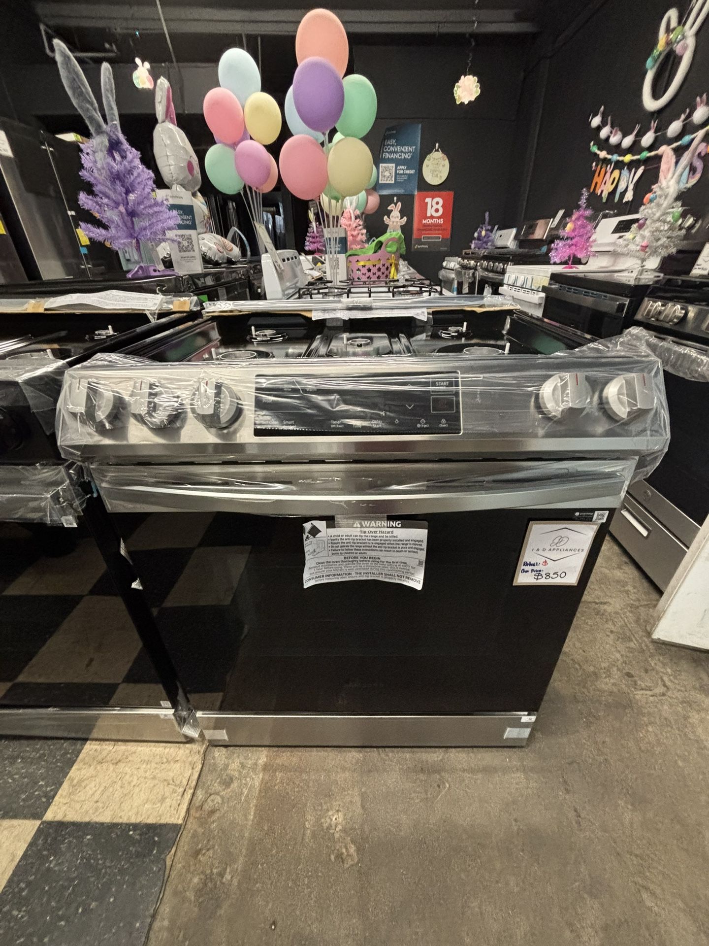 Samsung Gas Stove In Stainless Steel