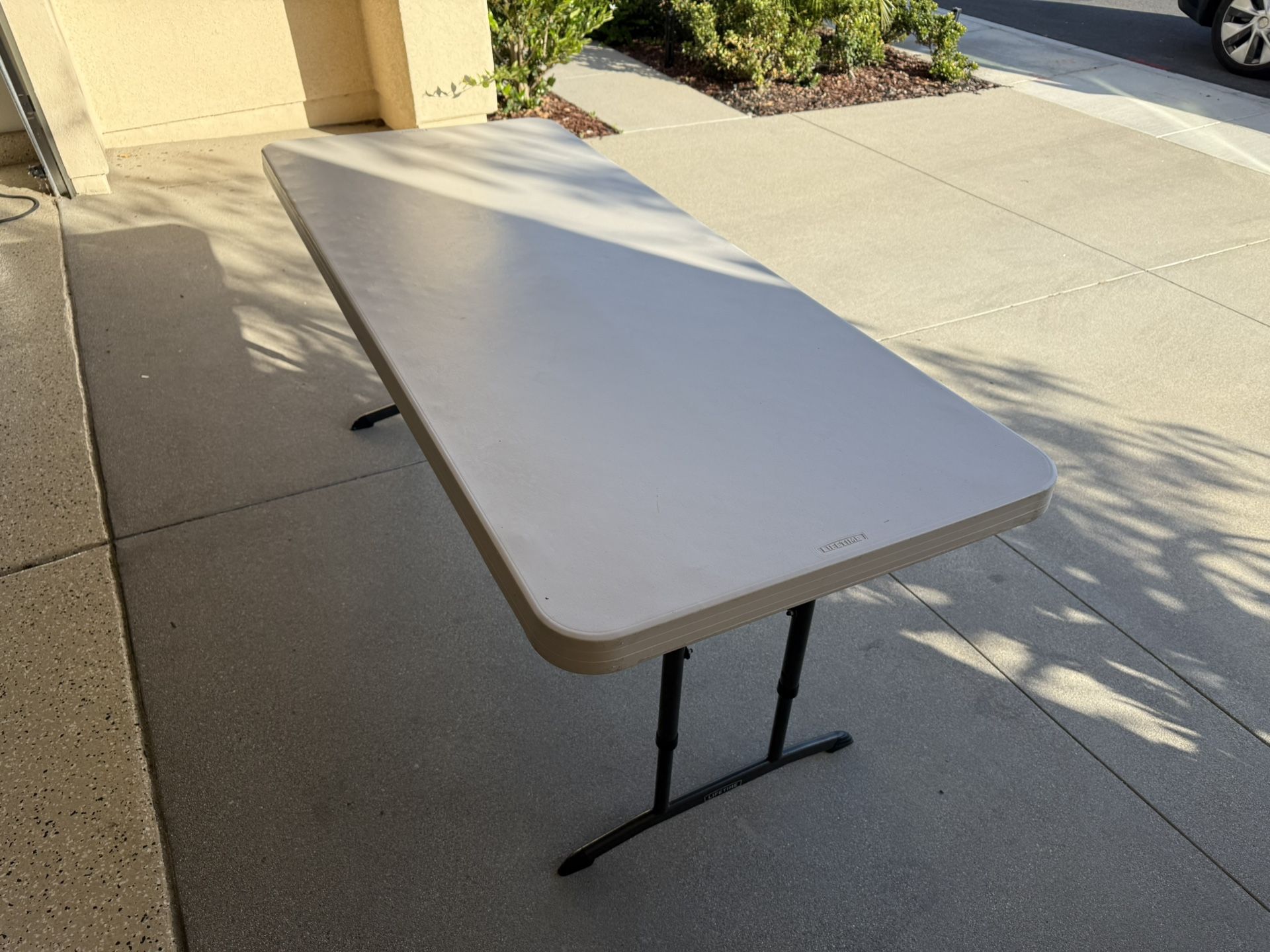 6 Foot Long Lifetime Folding Table