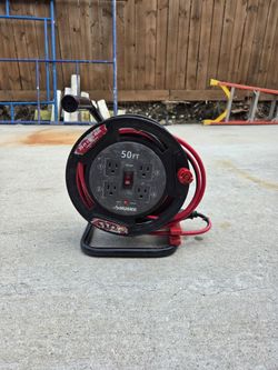 Husky 50ft extension and  retracable