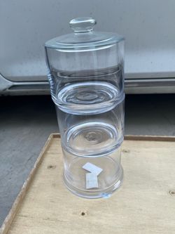 Stackable Glass Jar Set with Lid