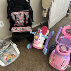 Stroller + chair + Toys 
