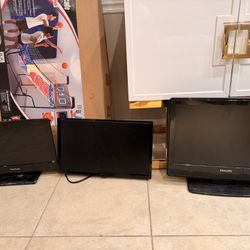 TV Assorted 4 TV's Package Working Condition 