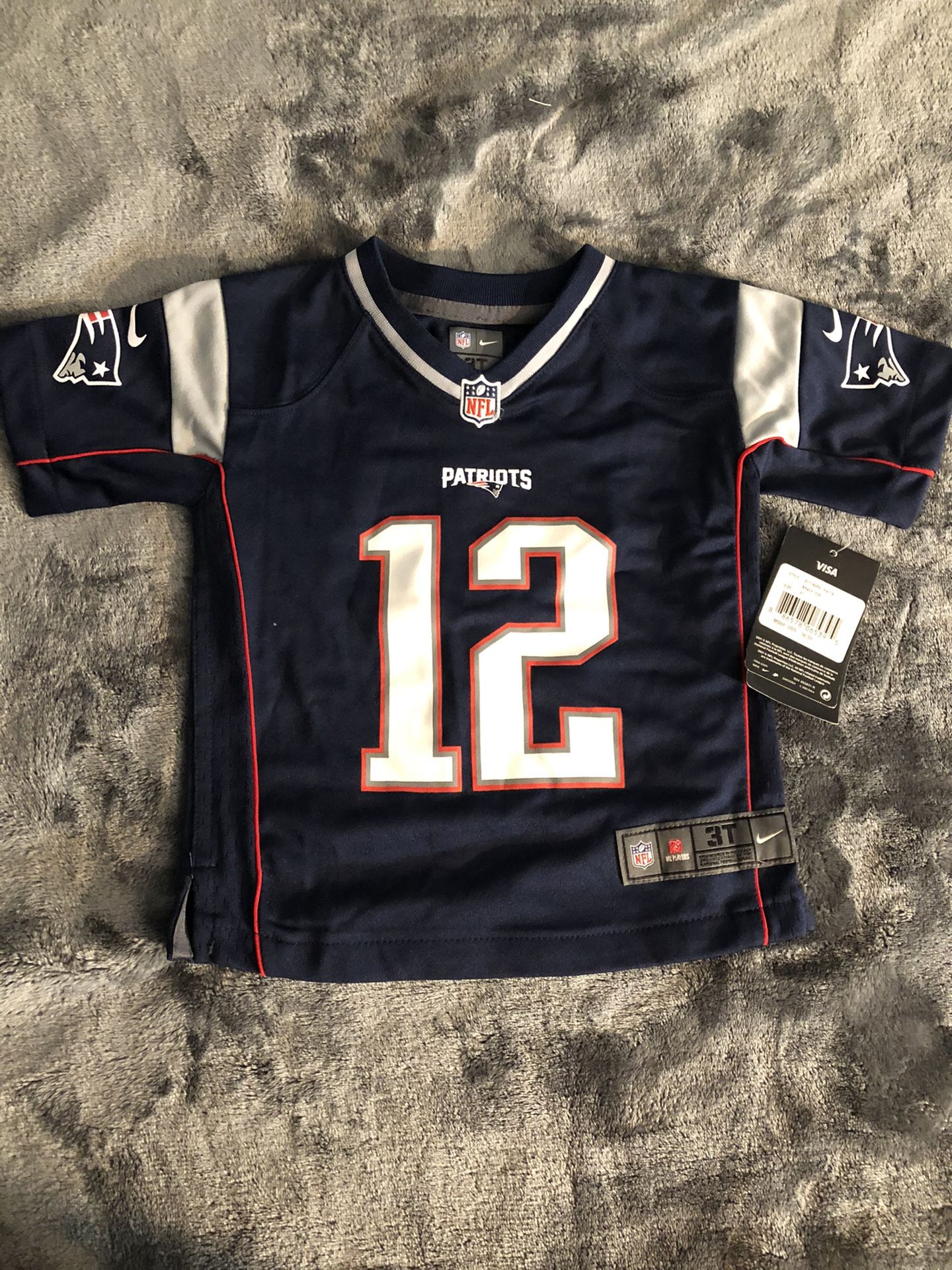 Nike New England Patriots Tom Brady Boys Football Jersey