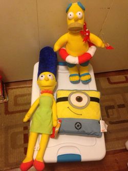 The Simpsons stuft doll toys