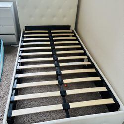 Twin Bed Color White 