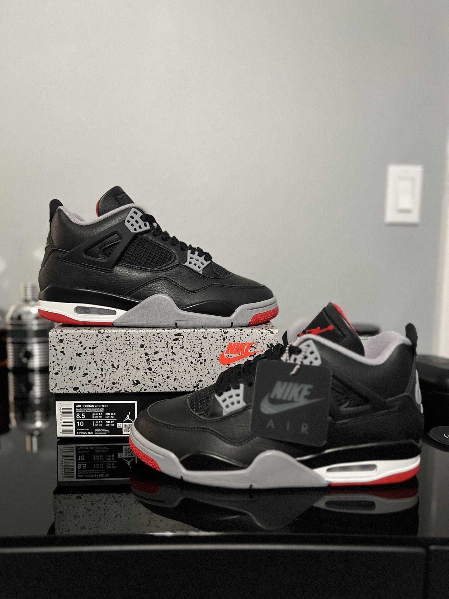Jordan 4 Bred Reimagined