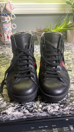 For Sale: Gucci Ace High-Top Sneakers – Mint – Authentic Designer Footwear- Size 8