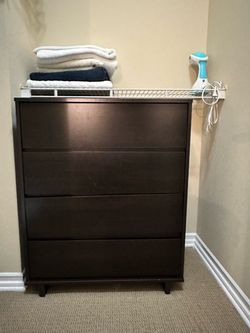Dark Espresso 4-Drawer Dresser