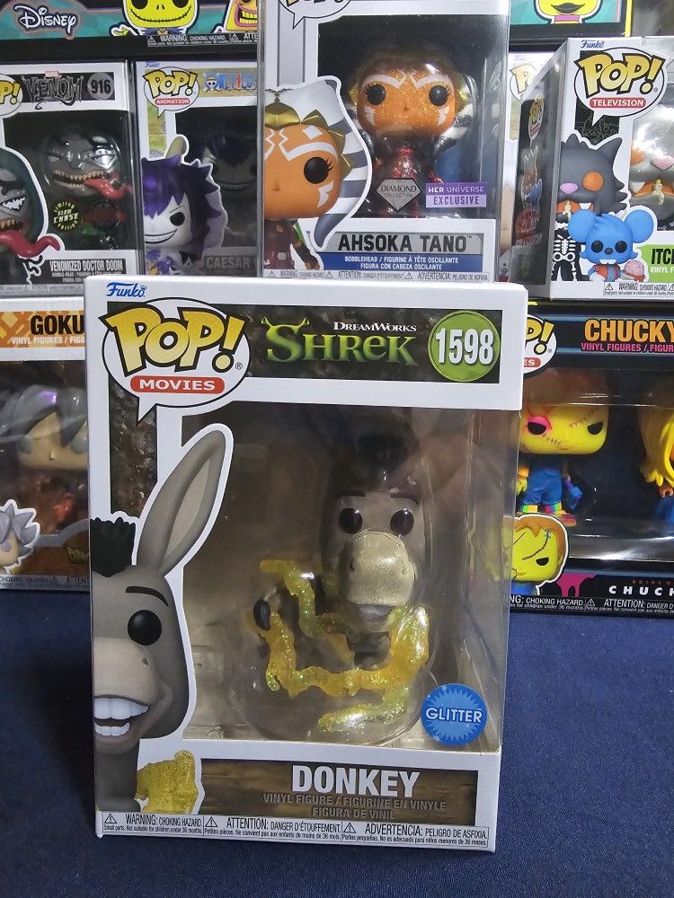.Donkey Funko Pop #1598 Glitter