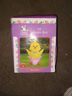 LED inflatable chick