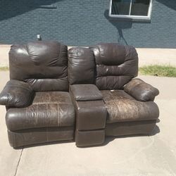 Curb alert!! Double recliner