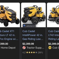 2025 Cub Cadet Riding Mower