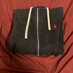 Black Raulph Lauren Zip Up