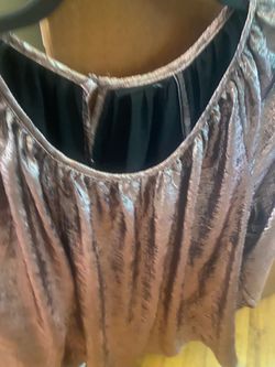 Chrome, pink shirt, one X