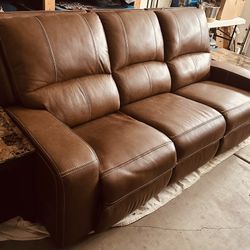 Couch With 2 Recliners And 2 End Tables