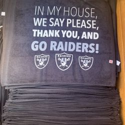 Raiders Rally Towels $10 X 10