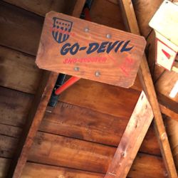 Vintage Go-Devil Sno-Scooter 