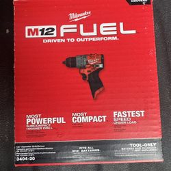 M12 Fuel Milwaukee 1/2" Hammer Drill/Driver