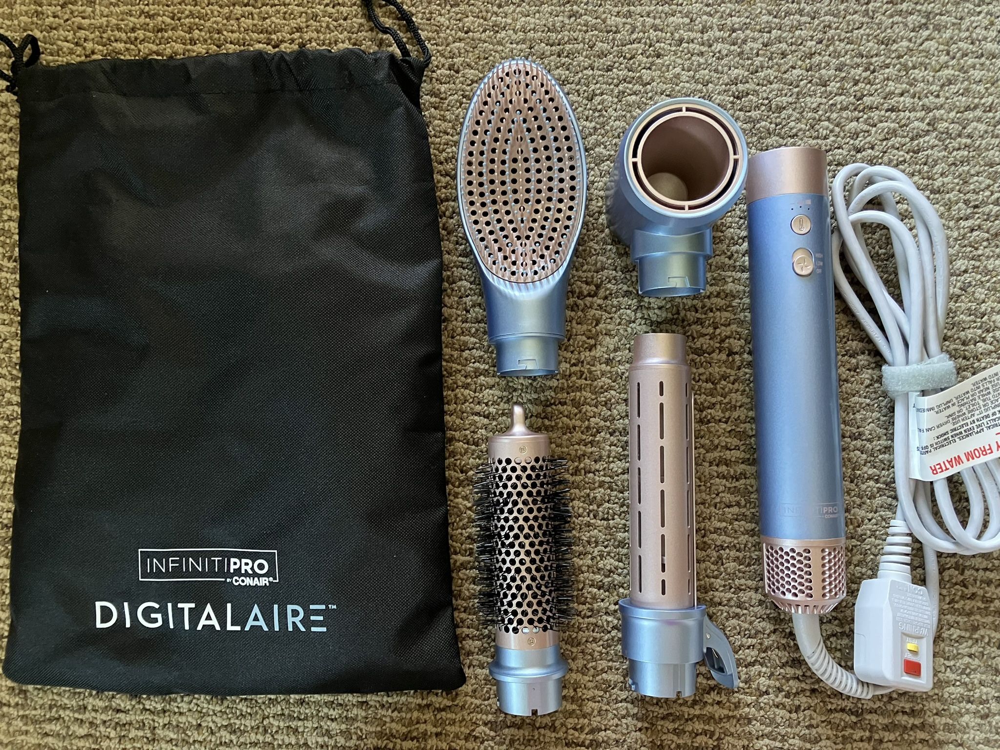 InfinitiPRO by Conair DigitalAIRE Multi-Attachment Styling System