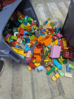 Large Lot of LEGO DUPLO Bricks and Pieces