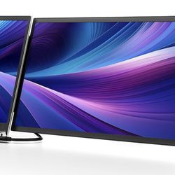 Dual Screen w/Kickstand, Laptop Screen Extender | USB-C, Mac, PC, Chrome Compatible