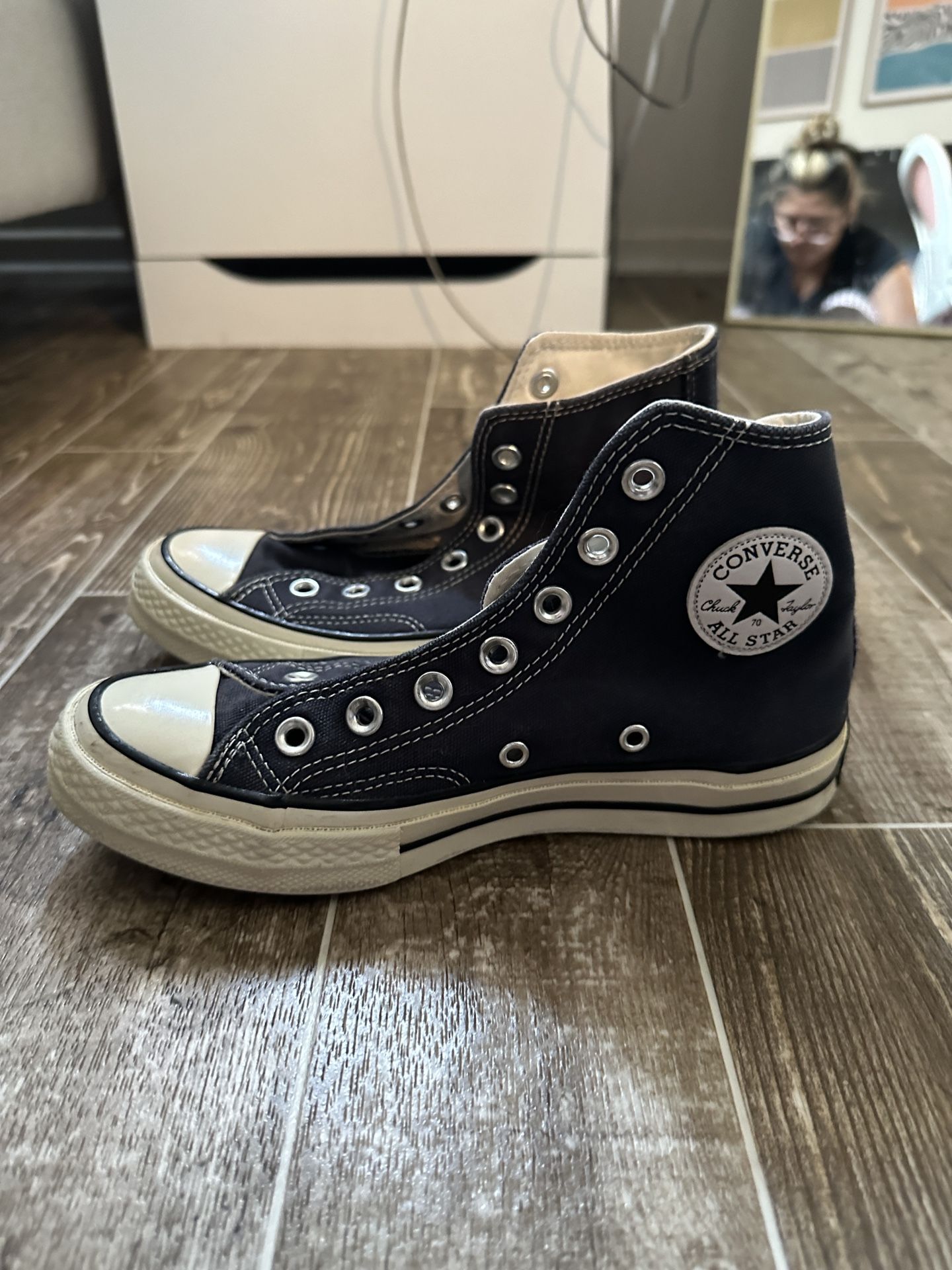Old School Navy Converse