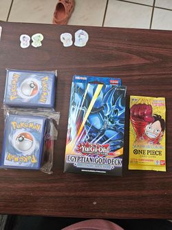 Pokemon,yu-gi-oh, one piece