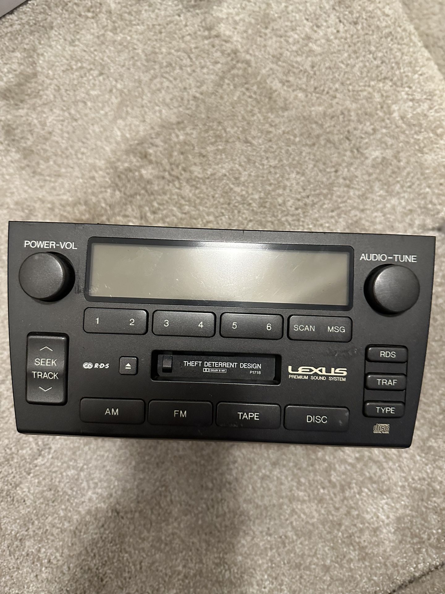 Lexus Premium Sound System Stereo