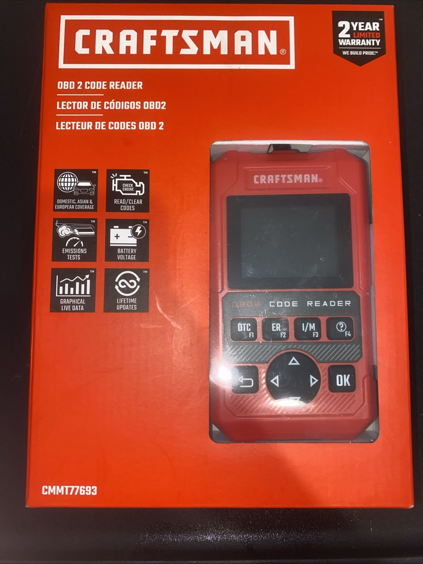 Craftsman Code reader
