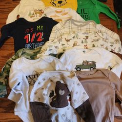 long sleeve onesies 6-9 month all for $5 or $1 each
